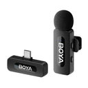BOYA BY V3 Wireless Lavalier Microphone For iPhone Android Smartphones Streaming