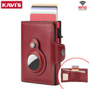Anti-scan Magnet Credit Card Holder Wallet Genuine Leather