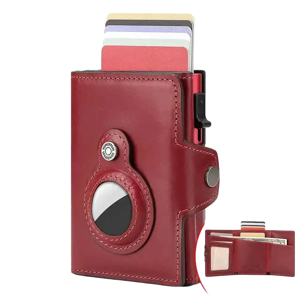 Leather Card Wallet with RFID Blocking — product view 1