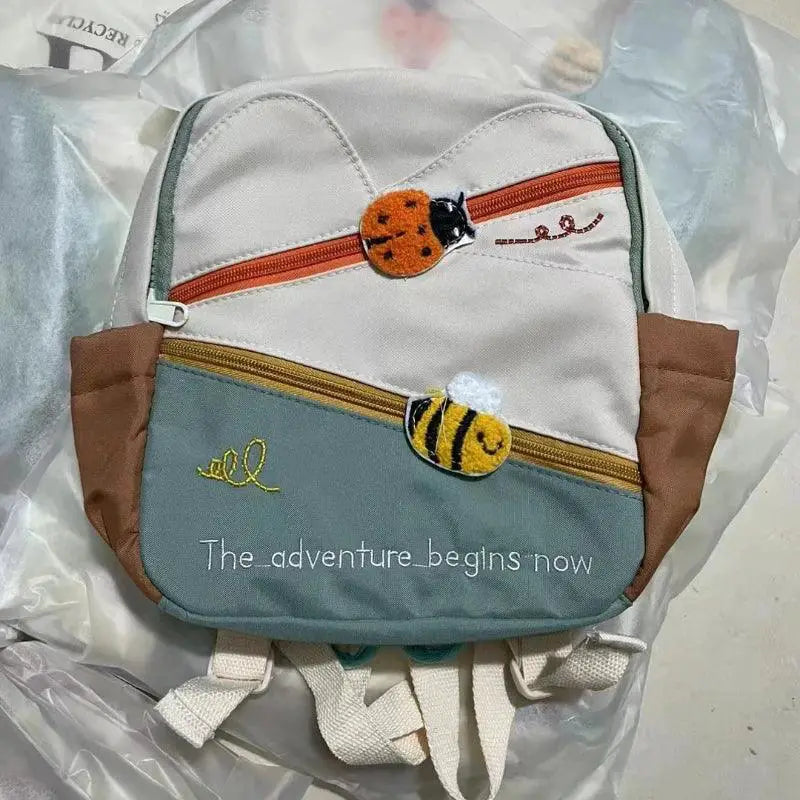 Kids Backpack Baby Animal Decoration School Bag For Children