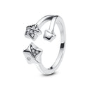 Sterling Silver Ring Sun Moon