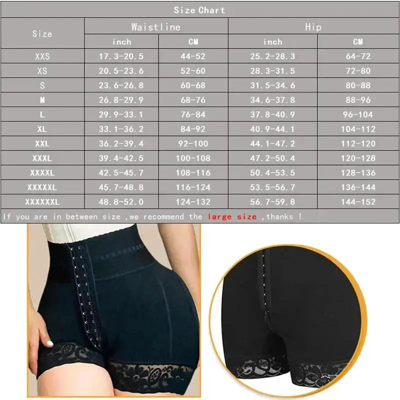 High Waist Butt Lifter Shapewear For Tummy Control