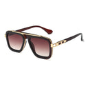 Vintage Luxury Square Sunglasses for Men and Women Stylish