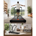 Fifteen Percent Incline Treadmill 2.5HP Brushless Portable Remote
