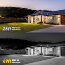 ANNKE 4MP Solar Battery Powered Wireless Security Camera 4MP Color Night Vision 2.4Ghz WiFi PIR Motion Outdoor IP Camera
