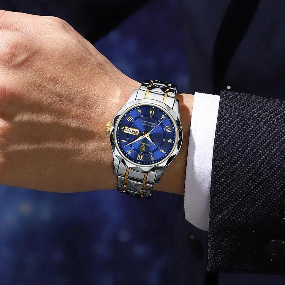 Men's Luxury Stainless Steel Quartz Watch Design For Men