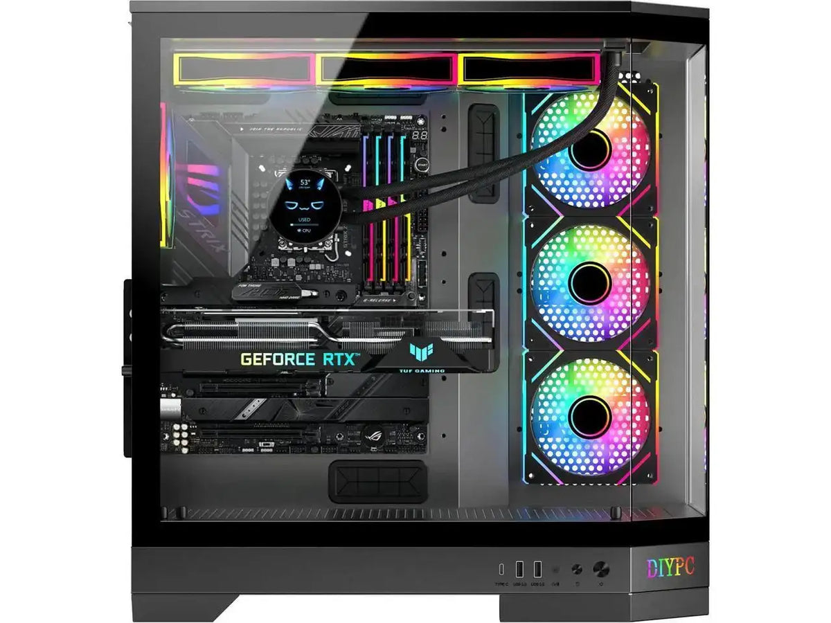 DIYPC Vanguard Mid Tower ATX Case — product view 8