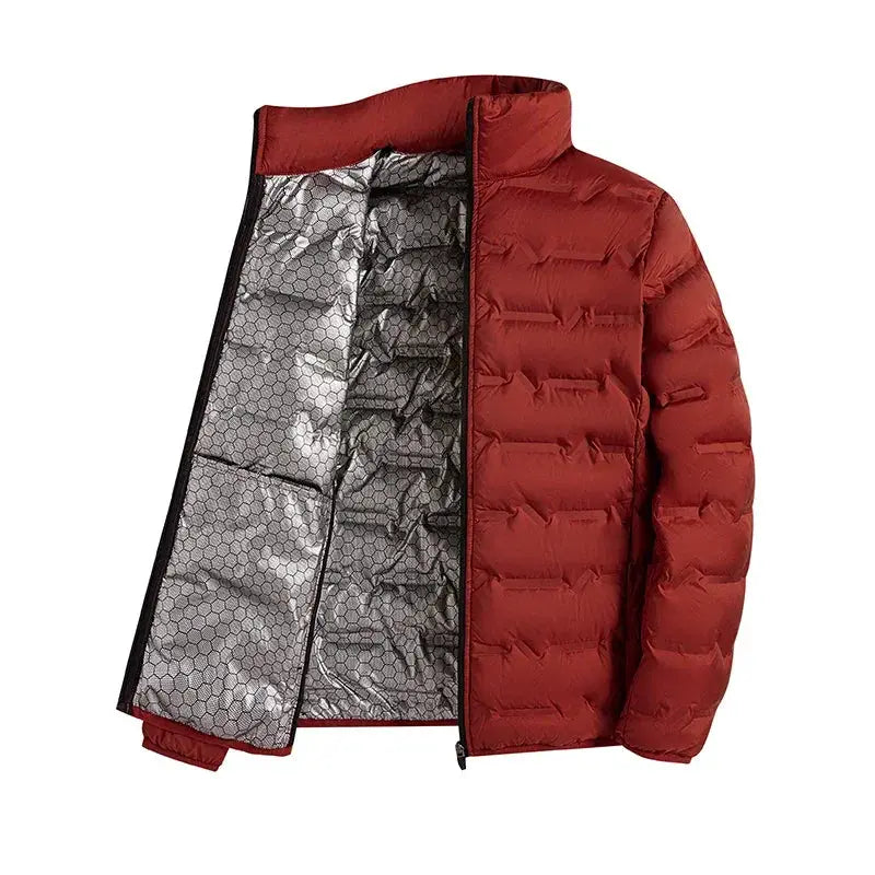 Graphene Self Heating Down Jacket For Men Windproof Warmth