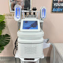 Multi-function Body Shaping Device With 8 Replaceable Silicone Heads Cold Freeze Slimming 40K Ultrasonic Cavitation Face&Body RF