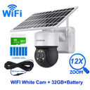 SHIWOJIA 8W 6MP Solar Camera 4G SIM 12X ZOOM CCTV Video