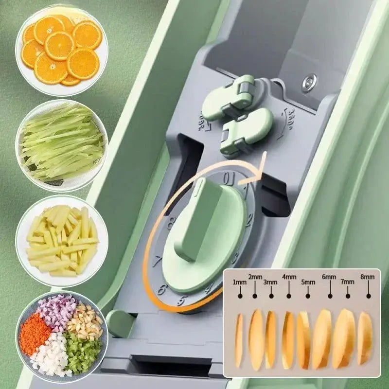 Adjustable Stainless Steel Vegetable Slicer Shredder