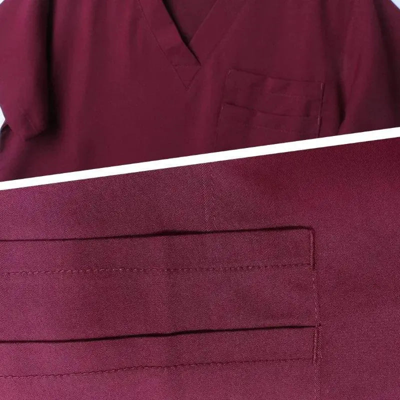 Beauty Salon Scrub Uniform Medical Nurse Blouses Suit