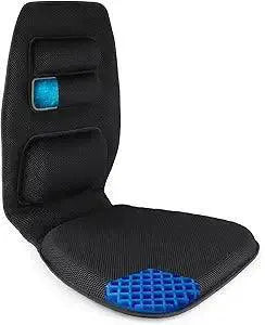 Premium Gel Memory Foam Seat Back Cushion Set for Office Use