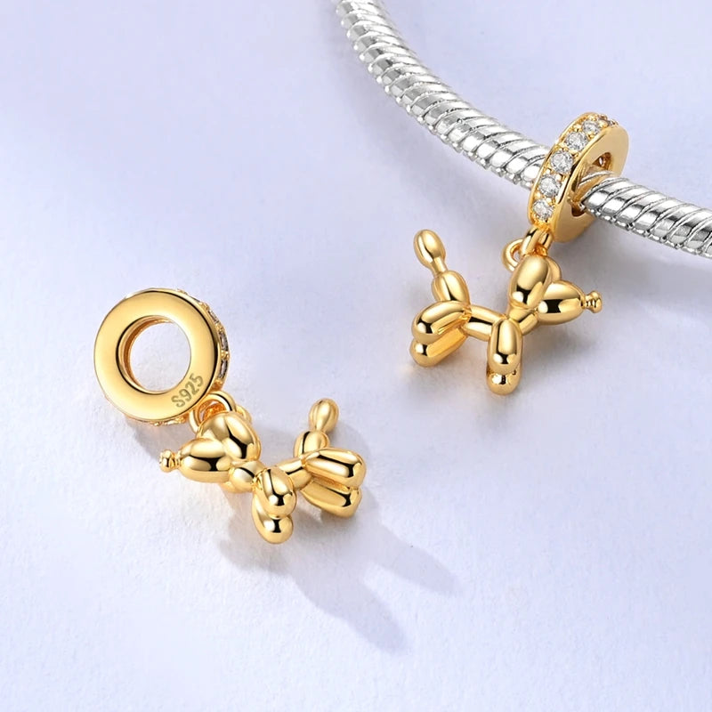 Gold Series Charm Bead Sterling