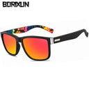 Unisex Vintage Polarized Square Sunglasses UV400 Protection