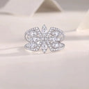 Dazzling Moissanite Butterfly Ring