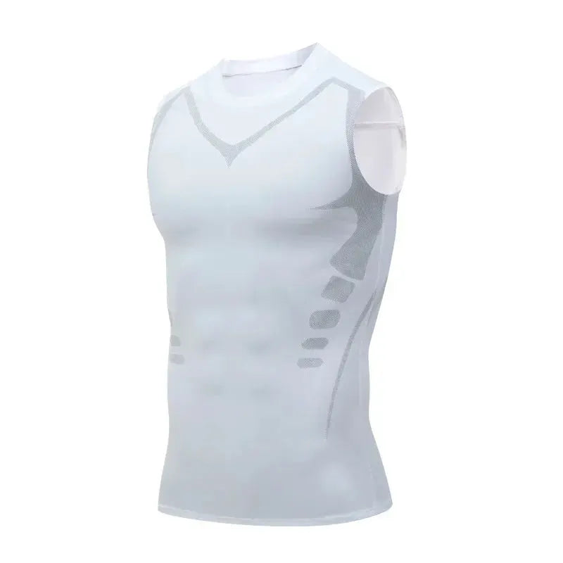 Men's Quick-Dry Compression Vest for Gym — product view 8