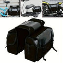 Waterproof Canvas Motorcycle Saddlebag