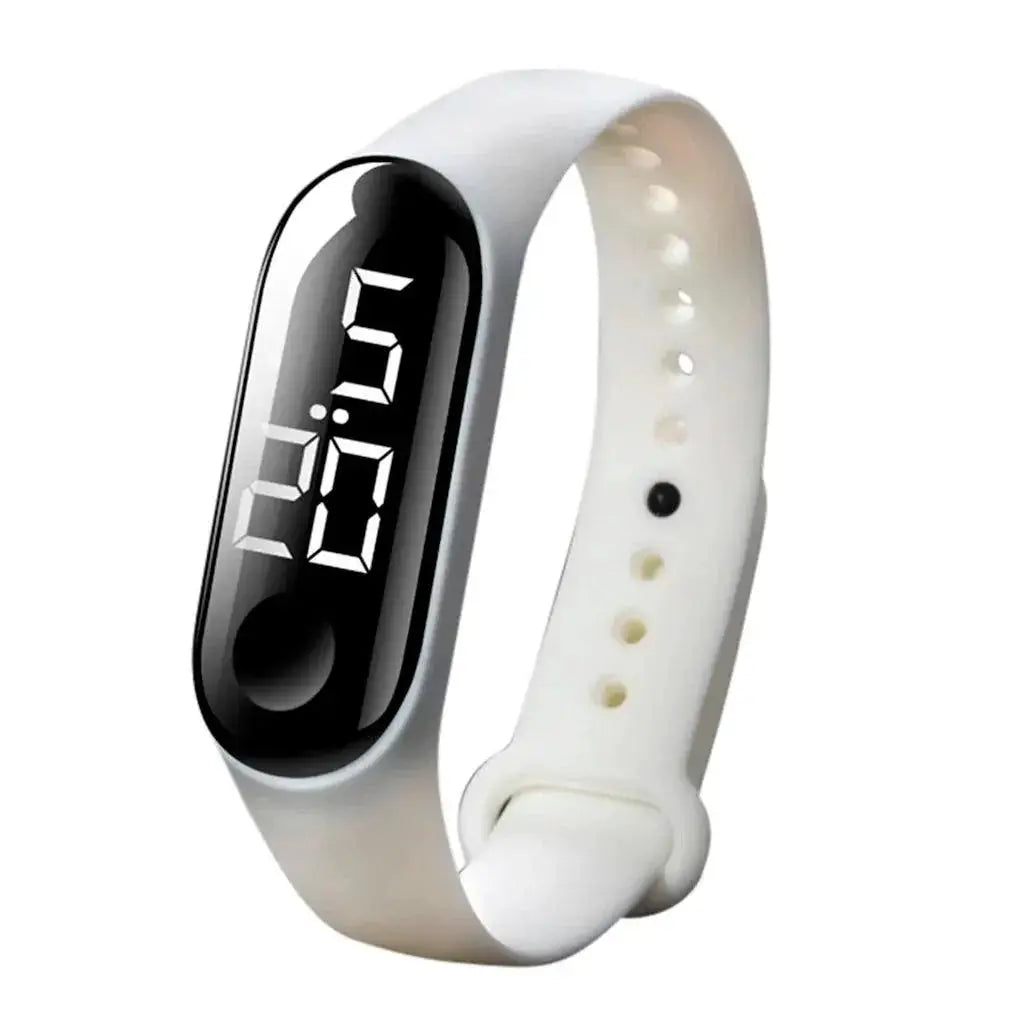 LED Sports Touch Watch Waterproof Fitness Timepiece