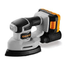 DEKO Multi-Function Mouse Sander Electric Tool with Dust Collector 3 Additional Attachments12pcs Sandpapers for Home Decoration