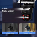 Solar Outdoor Security Camera With 6MP Dual Lens PTZ