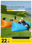 Inflatable Sofa Outdoor Camping Bean Bag Air Bed Portable