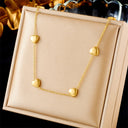 XIYANIKE 316L Stainless Steel Gold Color Love Heart Necklace