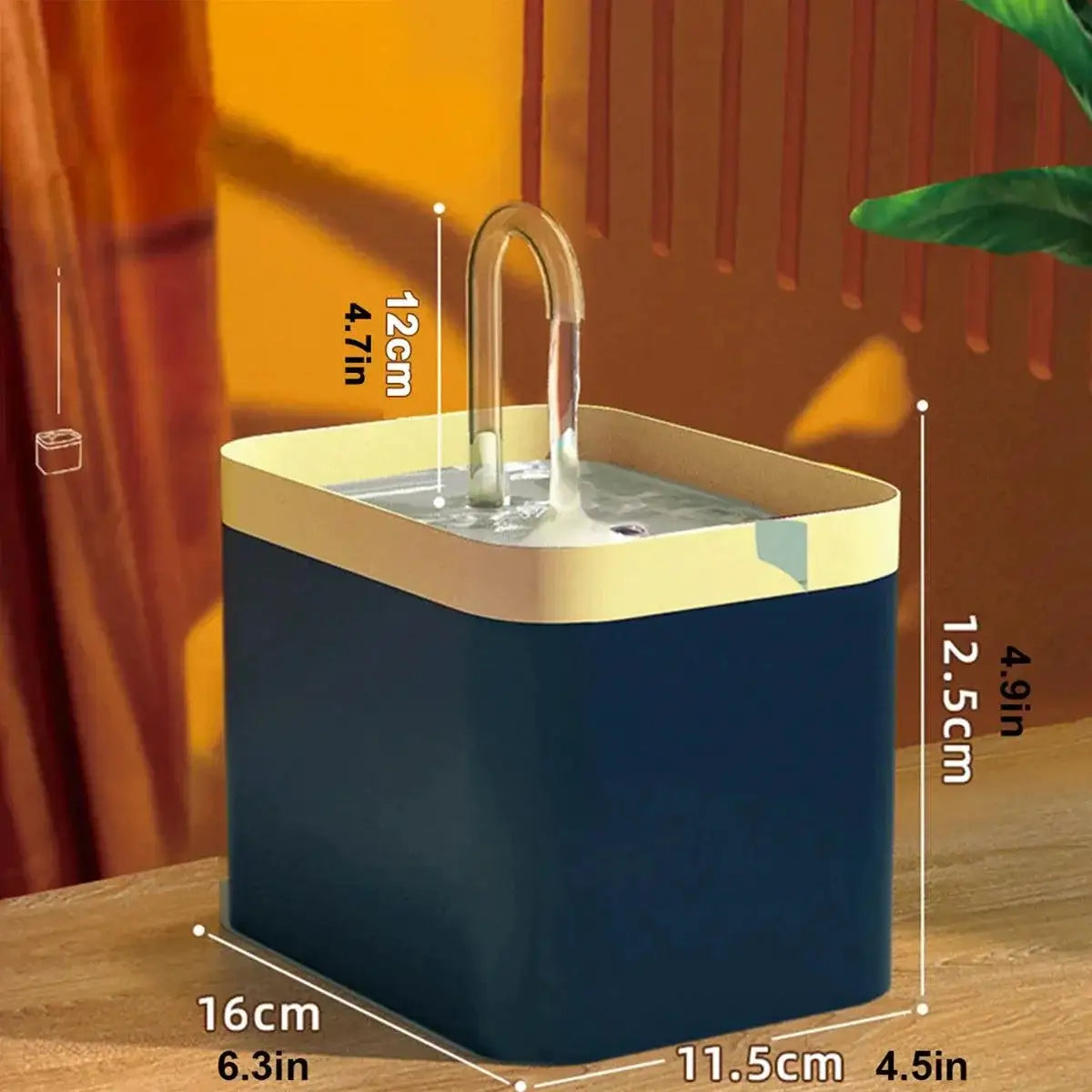 Cat Water Fountain Auto Filter Drinker Healthy Hydration