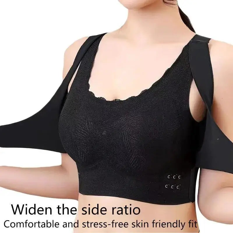 Black Sports Bra Versatile Fitness Friendly Workout Top