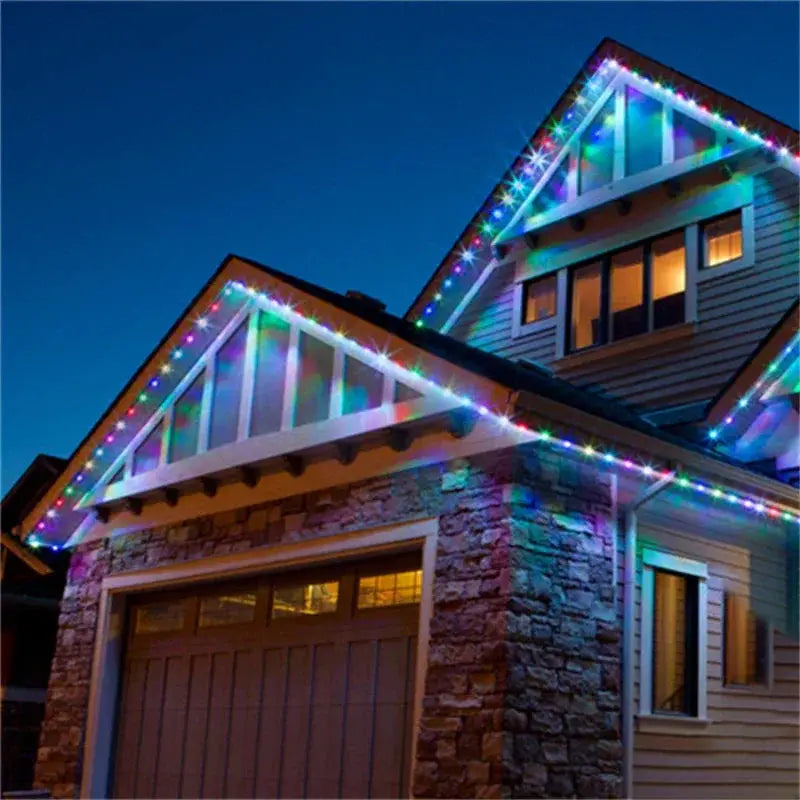 Solar LED String Light 50LED Tube Rope Lights Outdoor