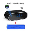 1080P Alarm Clock Mini Camera With WiFi And IR Night Vision