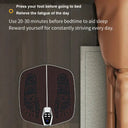 JYouCare Portable EMS Foot Massager pad Acupoint Massage Improve Blood Circulation USB charge fatigue relief Muscle Stimulation