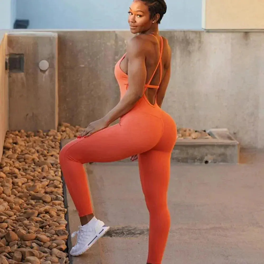 Sexy Backless Yoga Set For Empowered Workouts And Style