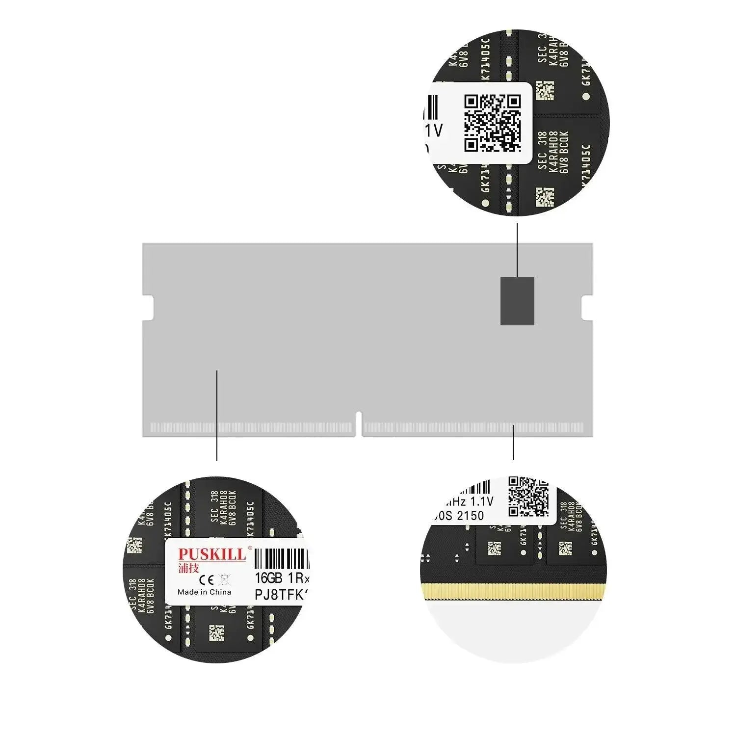 PUSKILL DDR5 Laptop Memory for Lightning Fast Notebooks