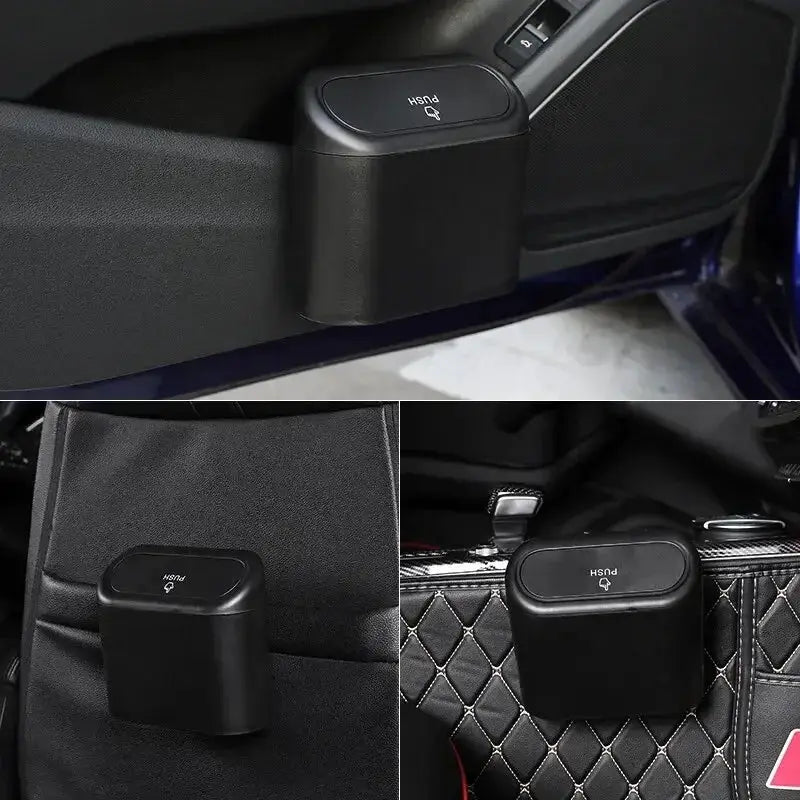 Car Trash Bin Hanging Vehicle Garbage Dust Case Storage Box