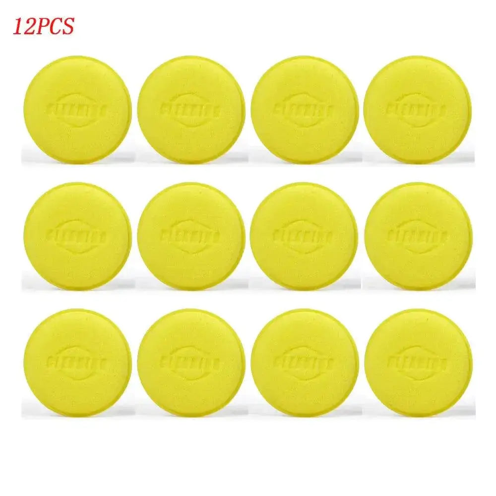 Foam Wax Applicator Pads Car Detailing Kit Set 12 Pcs