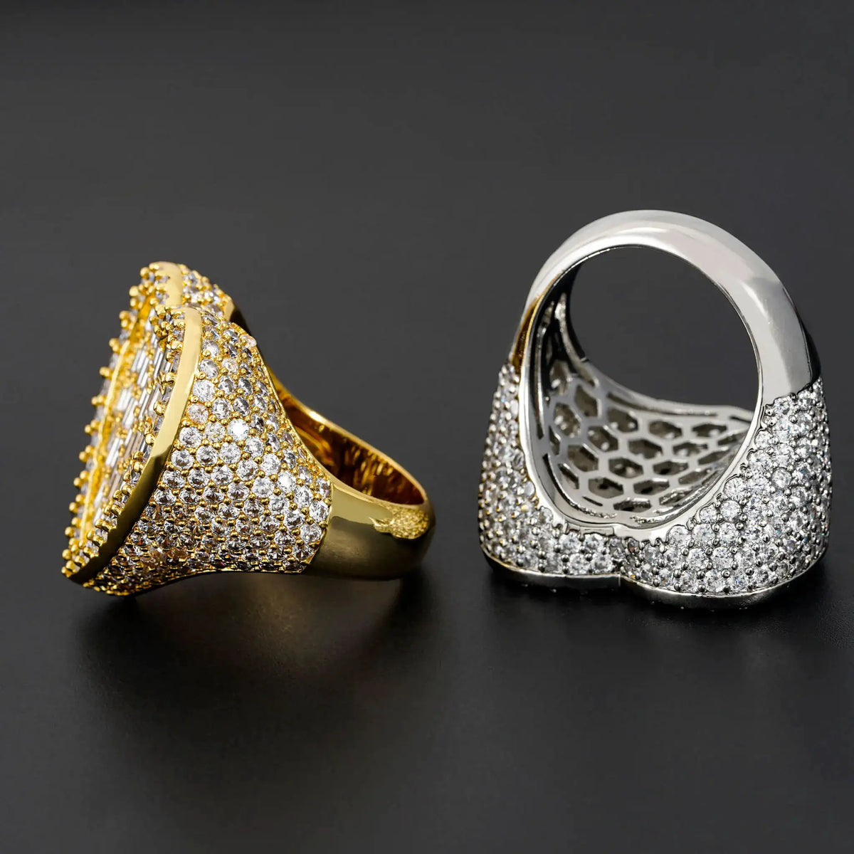 Classic Gold Plated Zircon Ring — product image 3