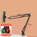 Tablet Holder for Bed with 90cm Metal Arm 360° Rotating Stand