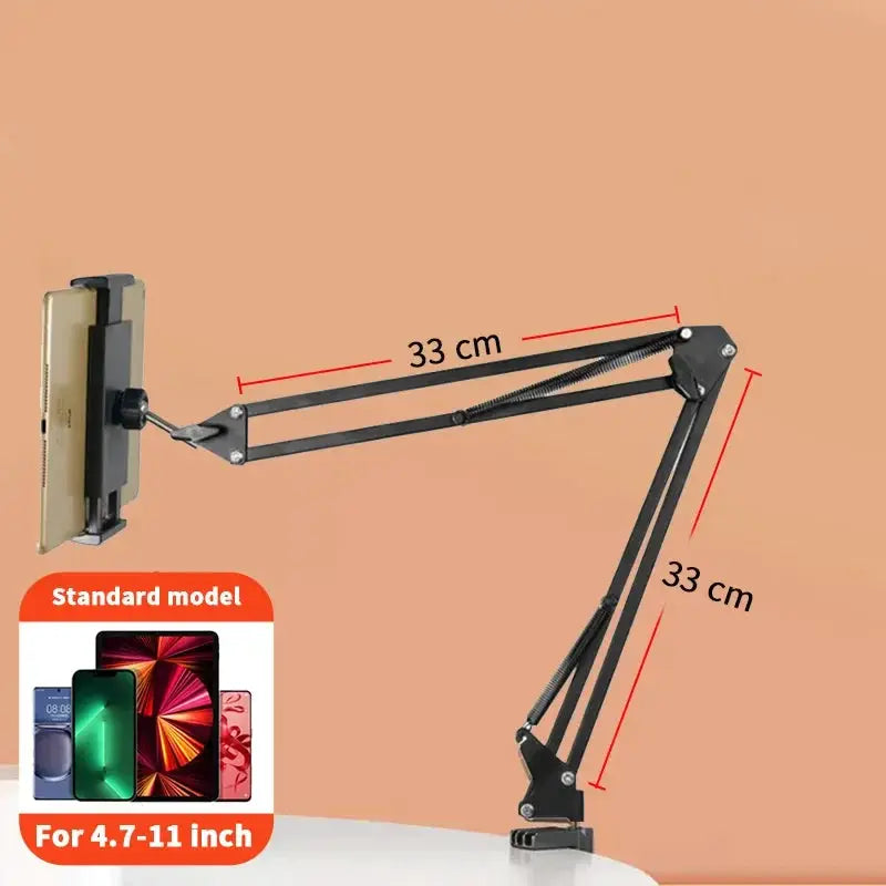 Bed Tablet Holder With 90cm Metal Arm And 360 Rotation