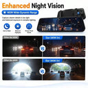 Ultrawide '' Rear View Mirror Camera with Carplay & Android