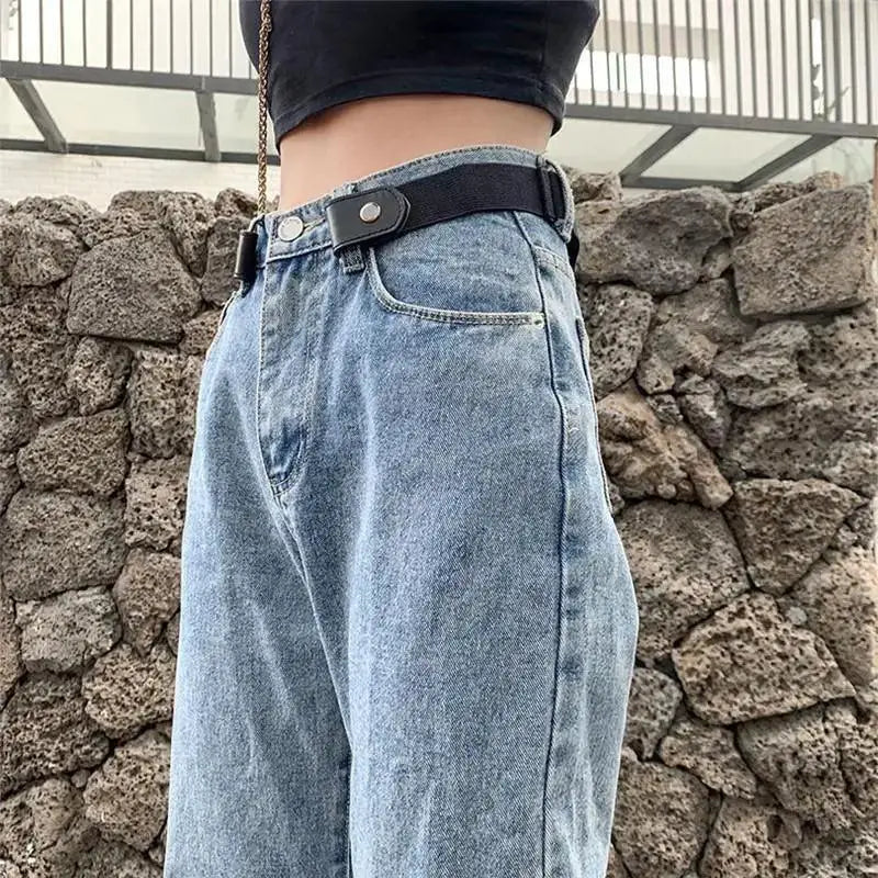 Elastic Waistband Belt Effortless Style and Comfort Solution