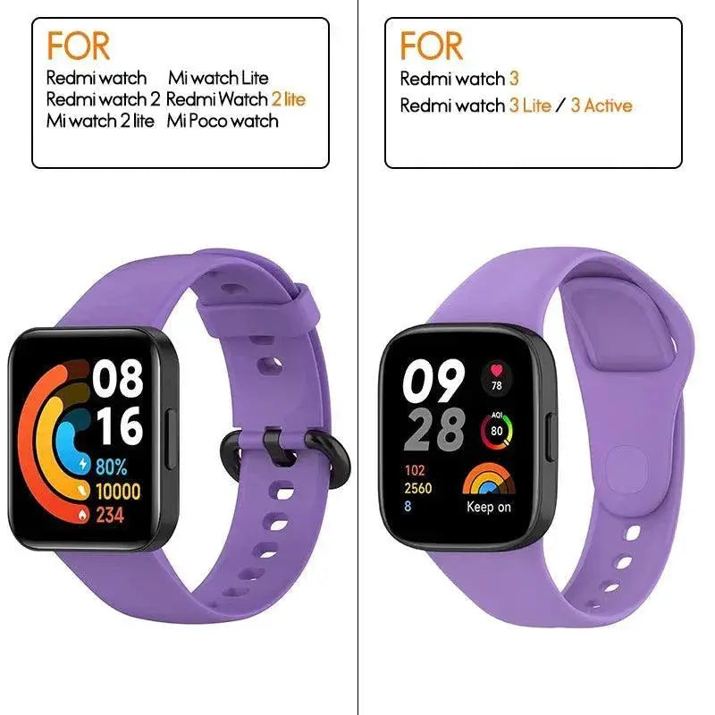 Stylish Silicone Strap For Xiaomi Redmi Watches Band