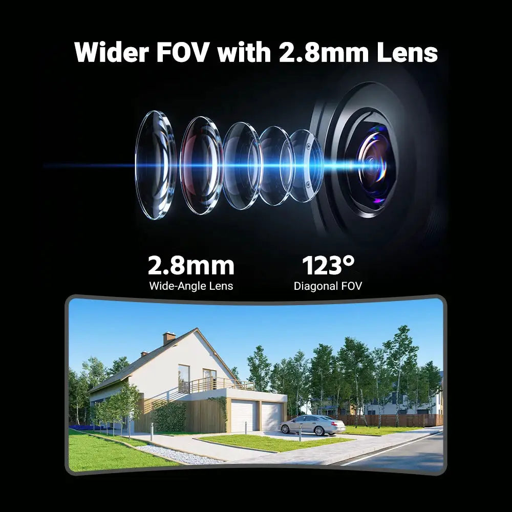 ANNKE 5MP IP Camera Outdoor Indoor POE Security Cameras Smart Home POE Surveillance Cameras TF Card Support With Audio in