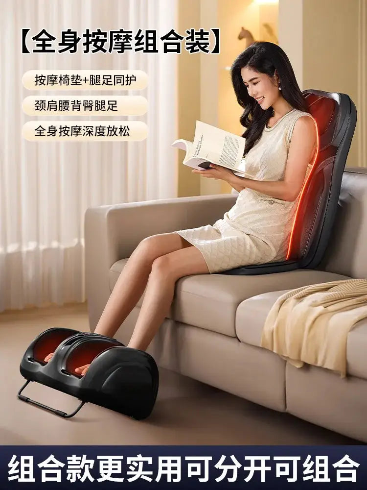 Leg massager calf instrument foot massage machine fully automatic kneading roller scraping press foot soles