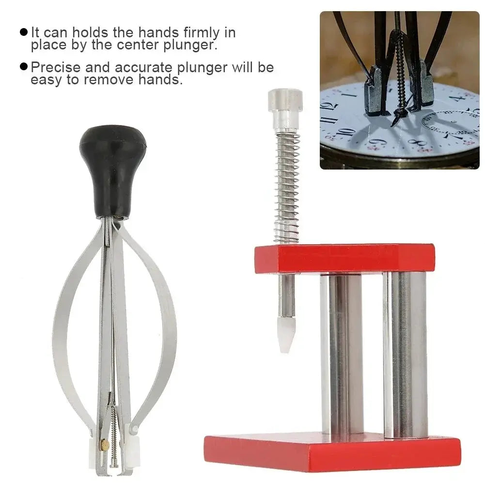 Watch Hand Plunger Puller Remover Set Alloy Steel Tool