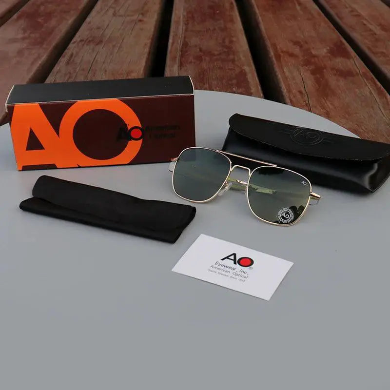 Aviation Pilot Square Sunglasses For Men And Women 8054