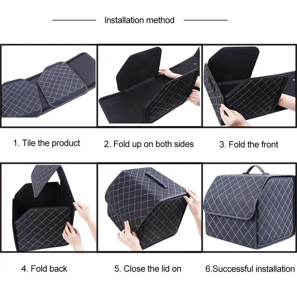 Car Trunk Organizer Spacious Multiuse Storage Solution
