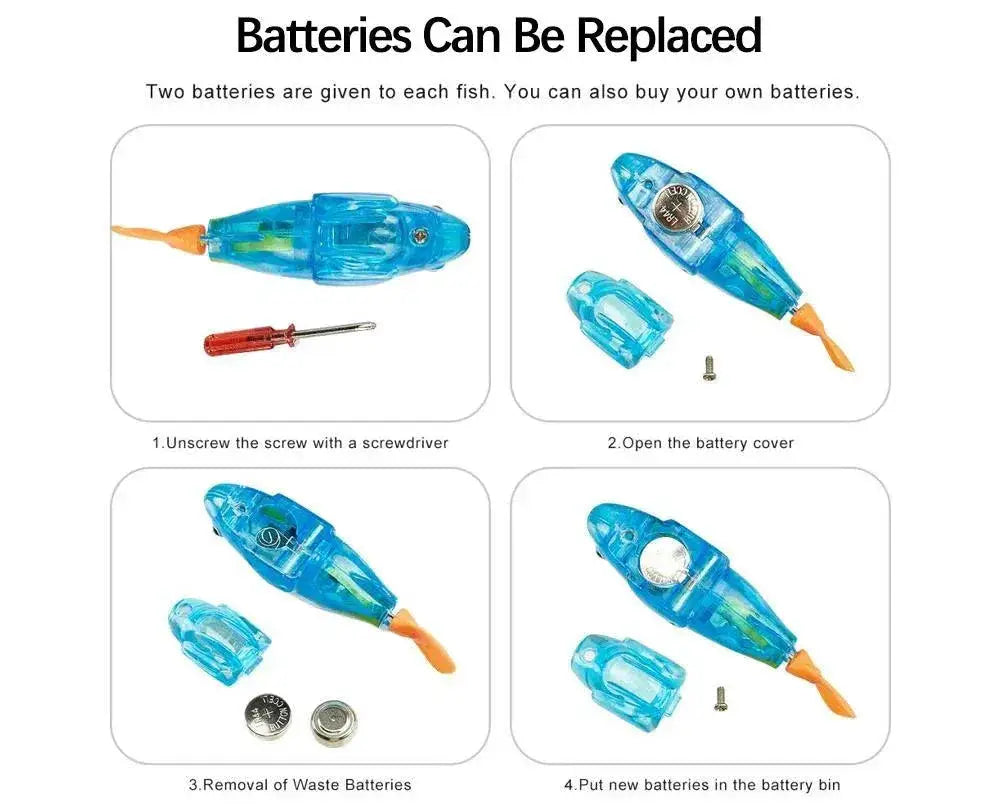 Electric Fish Water Toy for Cat Interactive Play Fun