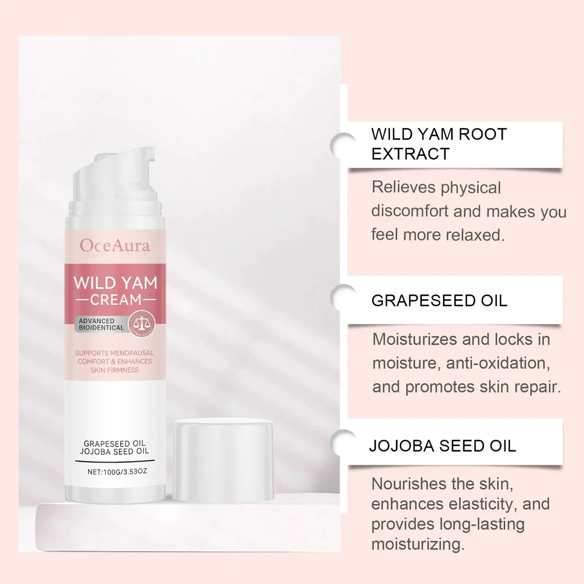Wild Yam Relief Cream for Menopause — product view 9