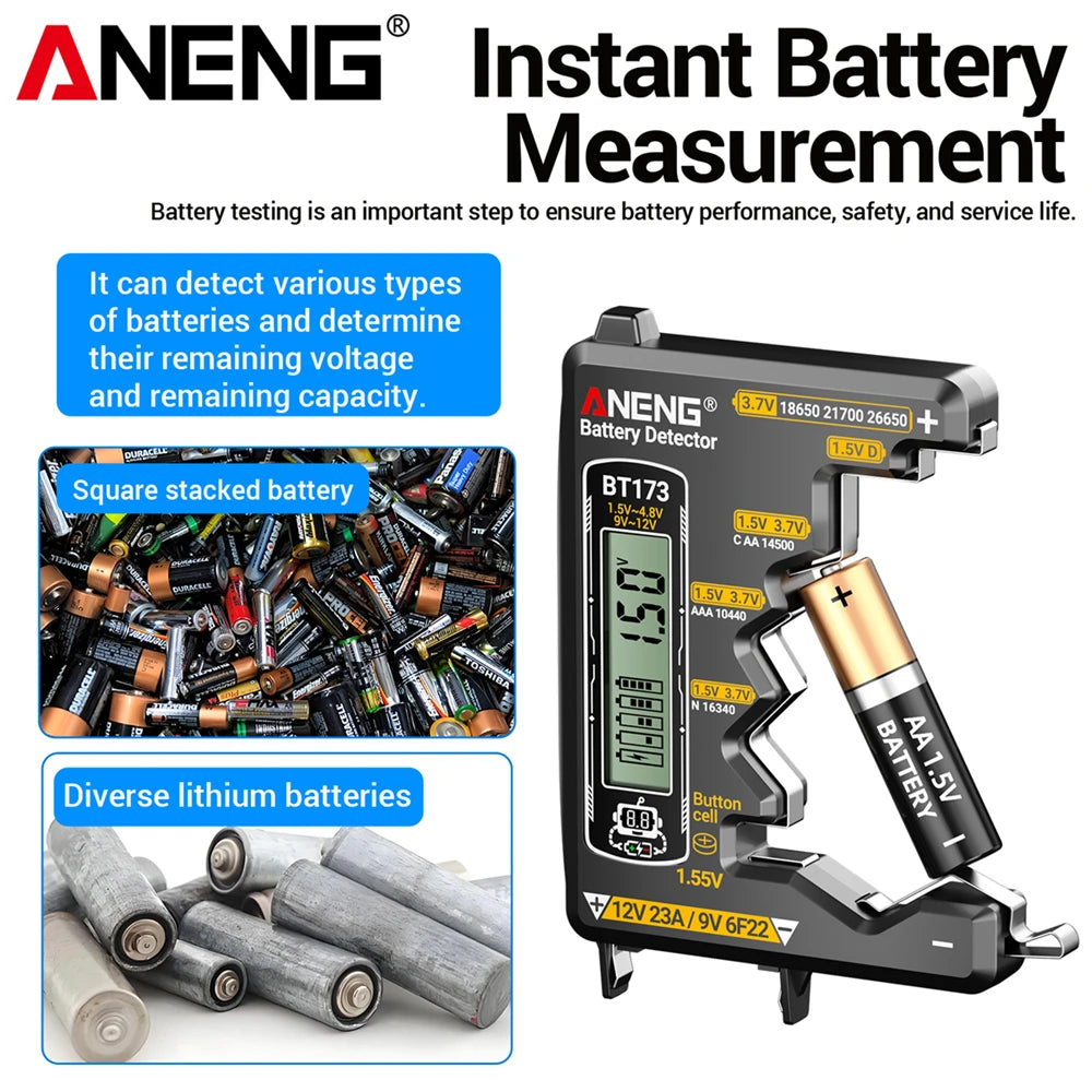 Universal Battery Tester Aneng Battery